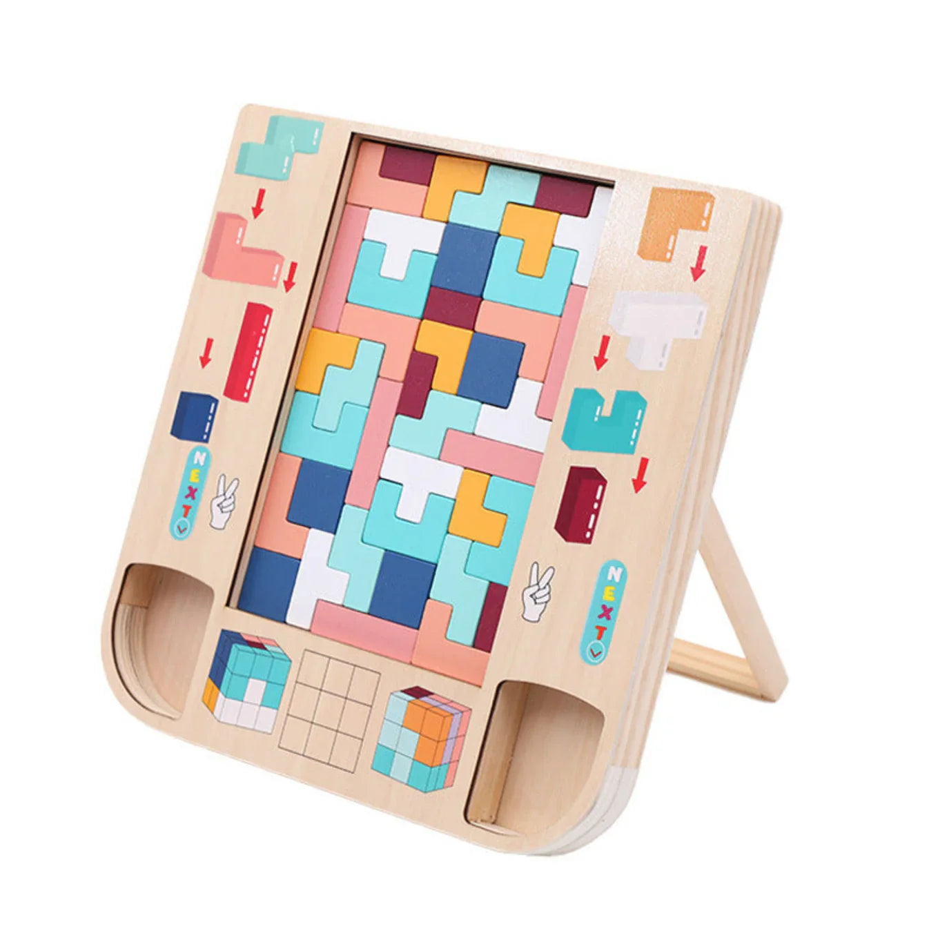 Tetris en Bois Montessori