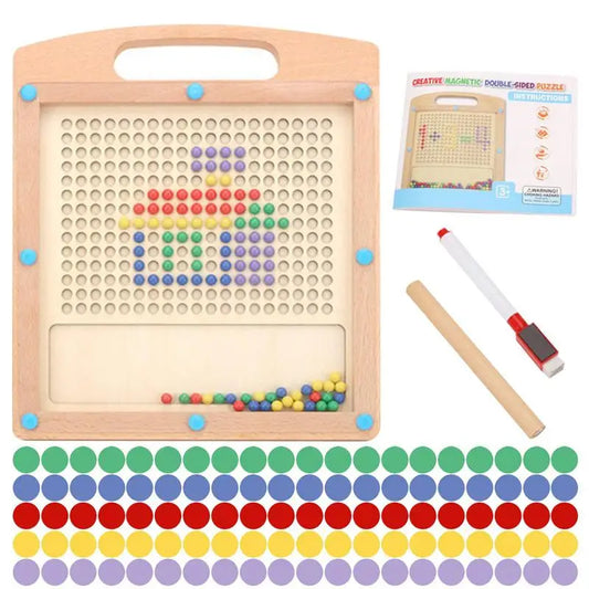 Tableau magnétique de points Montessori