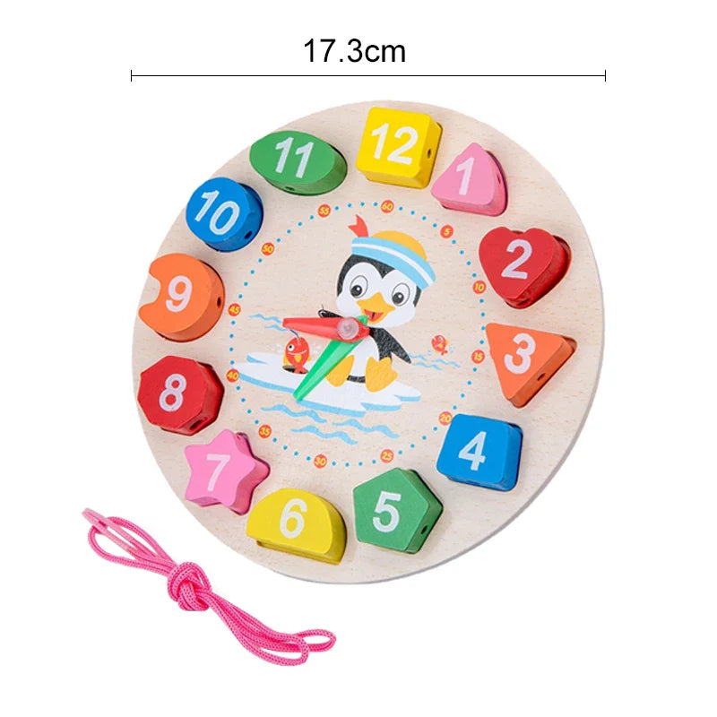 Horloge Pingouin Montessori